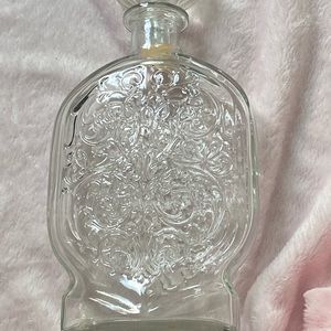 Vintage schenley liquor bottle 9” tall 11 w top 6 wide 2 thick